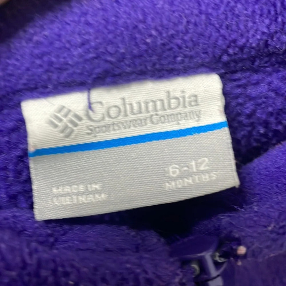 Columbia Fleece Jacket / Coat toddler size 2t Collegiate Clemson Paw, EUC - Picture 4 of 8
